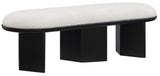 Wilshire Boucle Fabric Upholstered Bench