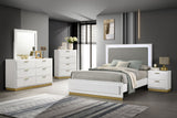 Cómoda para dormitorio Caraway de 4 cajones blanca