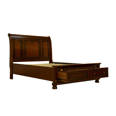 Begonia Platform Bed with Footboard Storage (1718KNC)