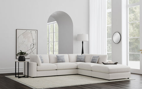 Sofá Seccional Modular Tapizado Serene de 5 piezas Beige