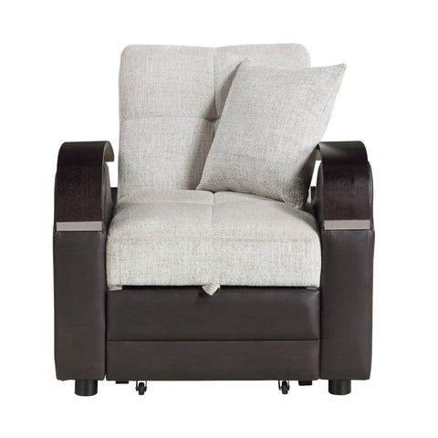 8429BE Chair with Pull-out Bed and Click Motion Back