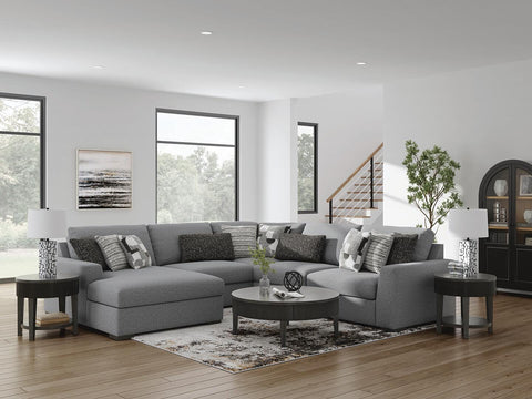 Seccional de 5 piezas Bealton con chaise longue