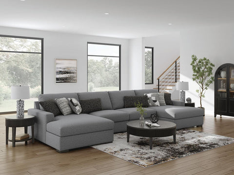 Seccional Bealton de 4 piezas con chaise doble