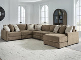 Seccional de 6 piezas con chaise Camellia-Court