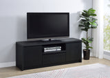 Winfield Mueble para TV de 60 pulgadas con 2 puertas Consola multimedia Negro