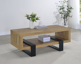 Mesa de centro de madera de ingeniería Dinard Mango