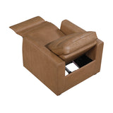 Equinox Power Reclining Chair with Rounded Track Arms (8368BRW)