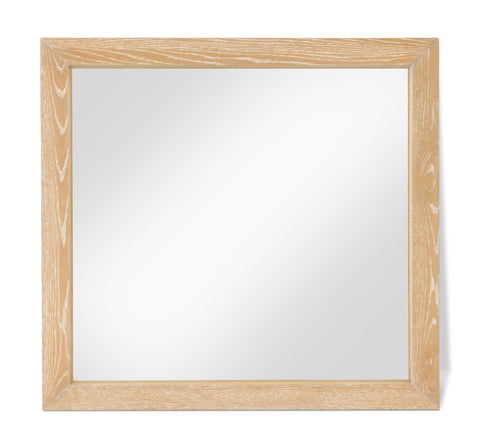 Fairfax 38" W X 40" H Solid Wood And Oak Veneer Frame Mirror