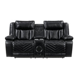Huron Power Double Reclining Love Seat
