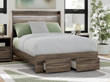 Elbrim Full Panel Storage Bed