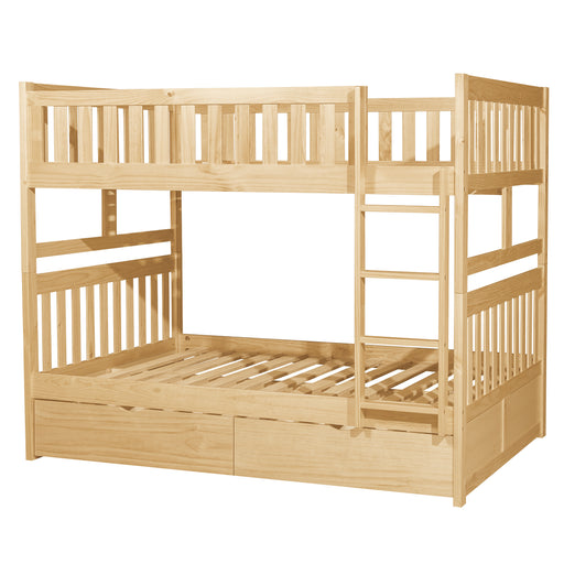 Bartly (4) Full/Full Bunk Bed with Storage Boxes