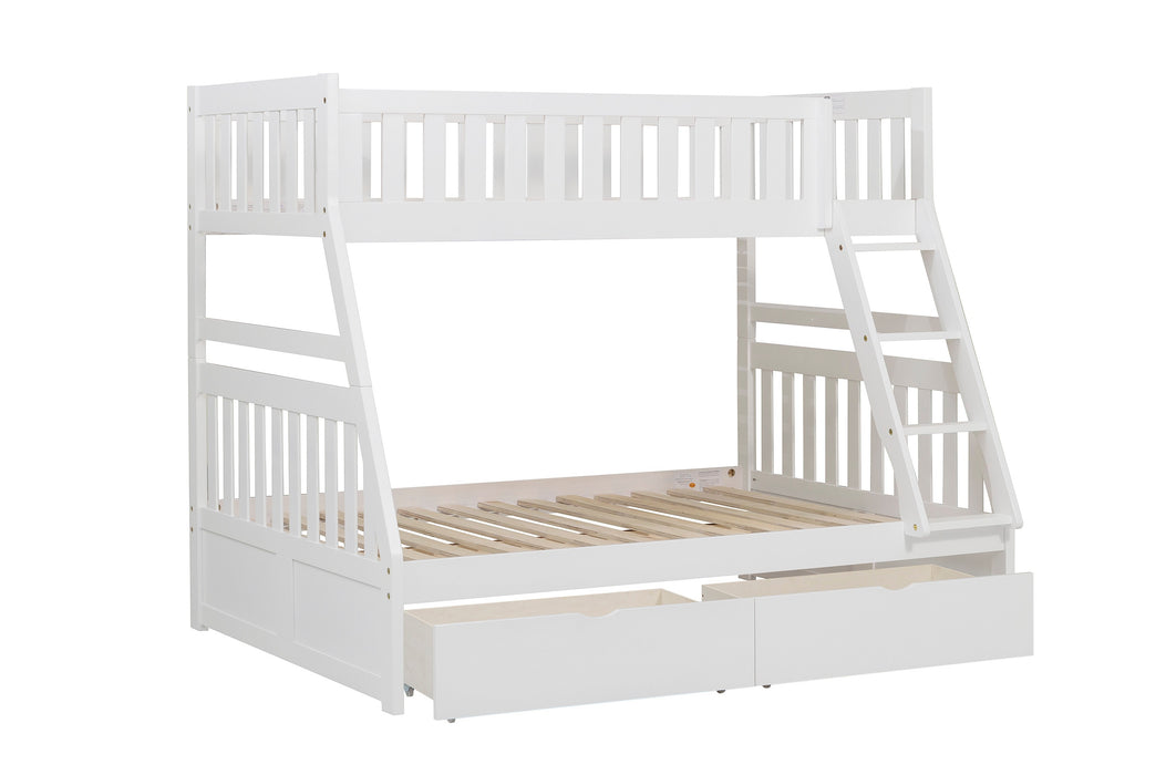 Galen (4) Twin/Full Bunk Bed with Storage Boxes