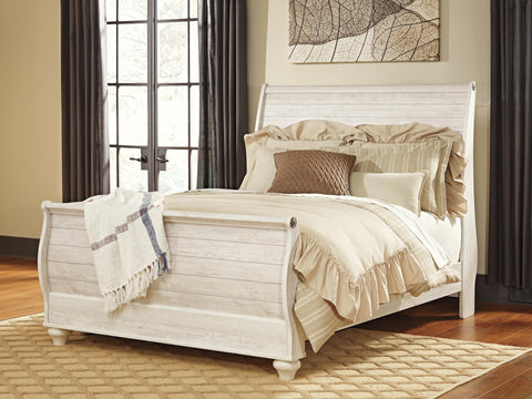 Willowton Sleigh Bed