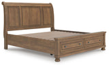 Cama trineo con almacenamiento Feddinger