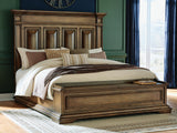 Cama de panel con almacenamiento Frantanna California King
