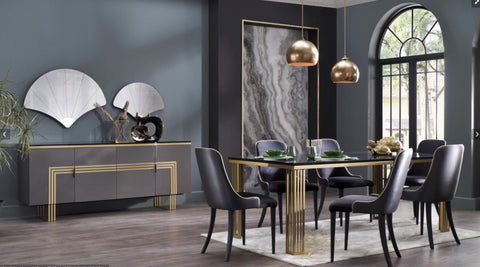 Carlino Console Mirror - Gray