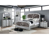 Aalok Nightstand With Usb Plug - Silver