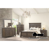Huddersfield 5 PC. Bedroom Set W/ Chest - Dark Walnut