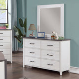 Priam Dresser - White/Gray