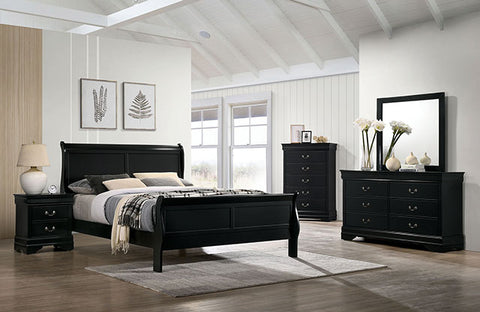 Louis Philippe =fm7966bk-ck --- Bed - Black