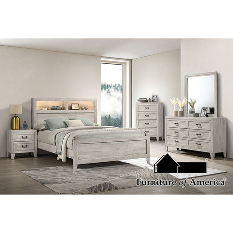 Mysen Bed - White Wash