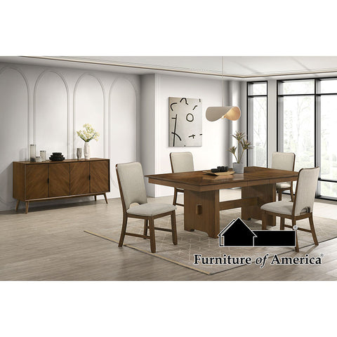 Horsholm 5 PC. Dining Table Set - Walnut