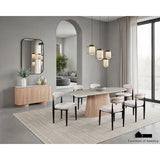 Orlandi 5 PC. Dining Table Set - Natural