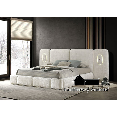 Newhaven Bed - Ivory White