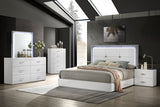 Stoholm E. Bed - White