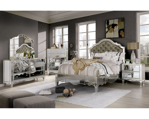 Eliora Bed - Silver