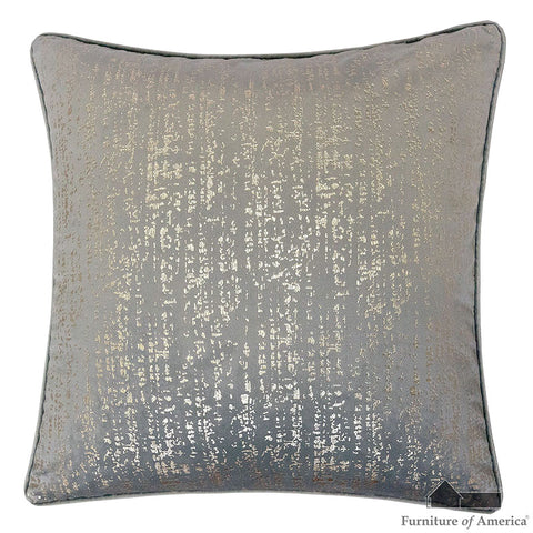 Belle 20 X 20 Pillow - Silver