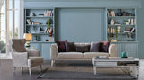Gravita Accent Chair - Beige / Ivory Legs