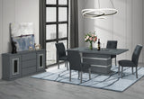 Monaco Dining Table + 4 Dining Chairs