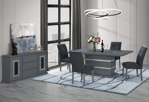 Monaco Dining Table + 6 Dining Chairs