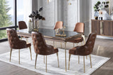 Montego 6166 Dining Chair (Set of 2) - Dark Brick