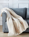 Cassilda Luxury Chinchilla Faux Fur Throw Blanket (50 x 60)