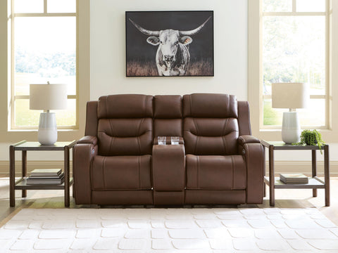 Sofá biplaza reclinable eléctrico Knightington con asientos de audio