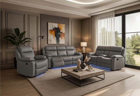 U6026 Reclining Sofa/Console Reclining Loveseat