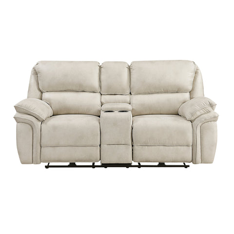 Proctor Power Double Reclining Love Seat with Center Console