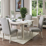 Daniella Dining Table - Antique White/Gray