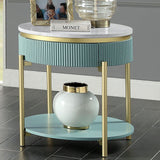 Koblenz End Table - Light Teal