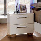 Clementine Night Stand - Glossy White
