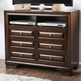 Brandt Media Chest - Brown Cherry