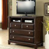 Litchville Media Chest - Brown Cherry