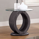 Lodia End Table - Gray