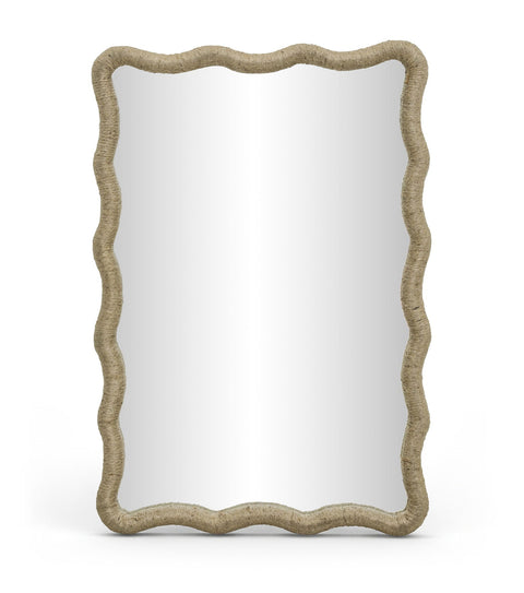 Meadow 24" W X 36" H Jute Rope Frame Mirror