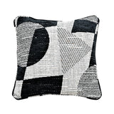 Toffel 18" X18" Accent Pillow (Set of 2) - Obsidian Weave