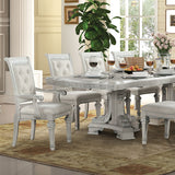 Stella Mia 7 Pc Dining Table Set - Ivory