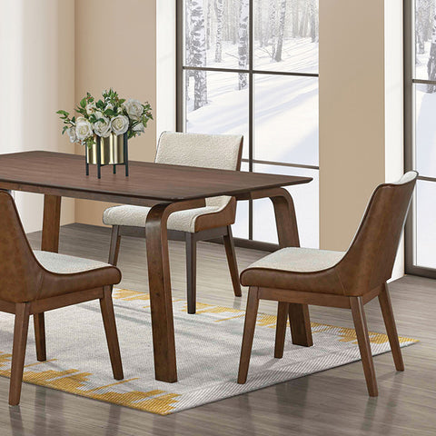 Viken 5 Pc Dining Table Set - Walnut
