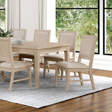 Sandnes 7 Pc Dining Table Set - Light Oak